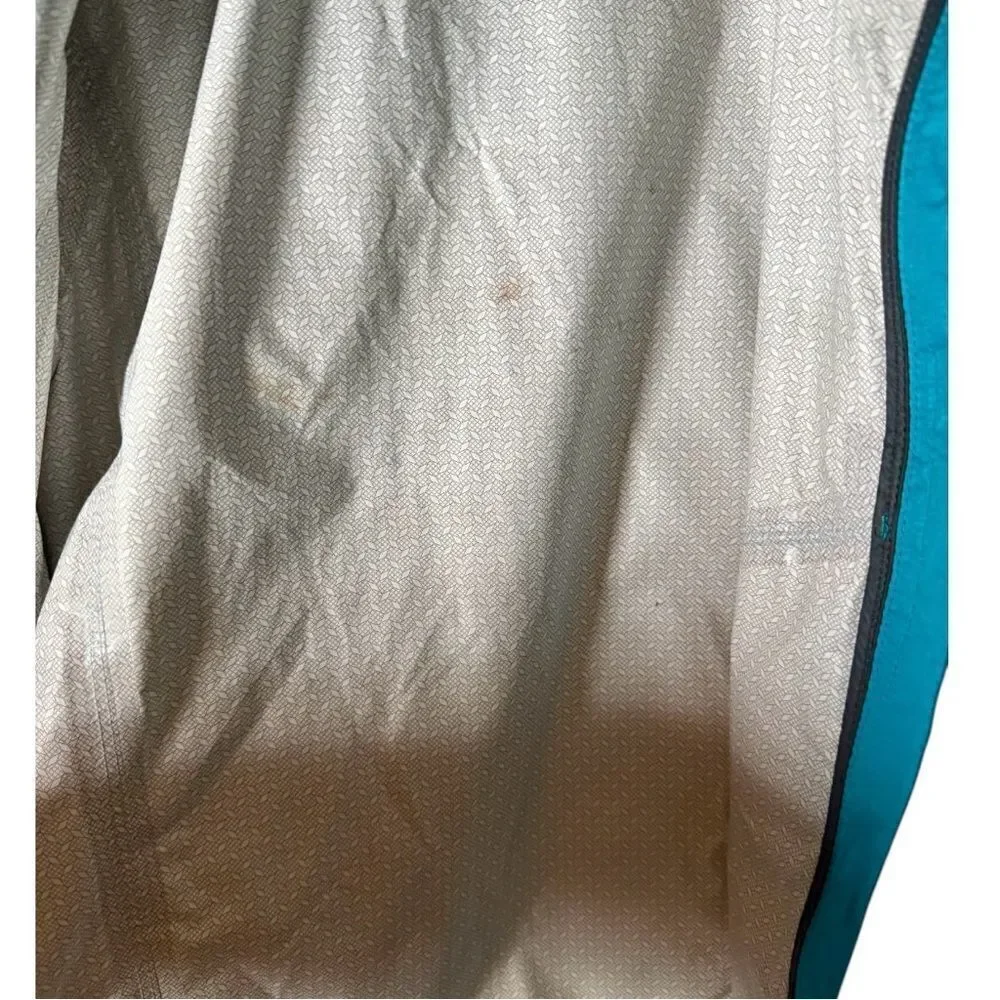 Marmot‎ PreCip Eco Rain Jacket Waterproof Hooded Full Zip Blue Girls Medium